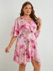 Акція на Плаття міді літнє жіноче SHEIN GD-00138054 2XL Комбіноване від Rozetka