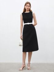 Акція на Плаття вечірнє міді літнє жіноче SHEIN GD-00142825 L Чорне від Rozetka