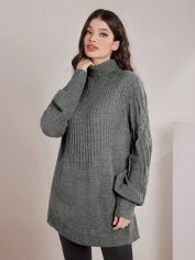 Акція на Светр жіночий SHEIN GD-00142995 L Сірий від Rozetka