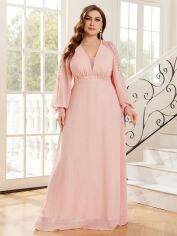 Акція на Сукня жіноча SHEIN GD-00138154 2XL Рожева від Rozetka
