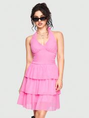 Акція на Плаття міді літнє жіноче SHEIN GD-00142203 L Рожеве від Rozetka