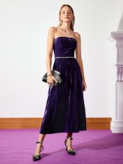 Акція на Сукня жіноча SHEIN GD-00143038 L Темно-фіолетова від Rozetka