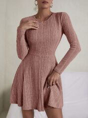 Акція на Плаття жіноче SHEIN GD-00102370 XS Світло-рожеве від Rozetka