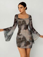 Акція на Плаття вечірнє коротке літнє жіноче SHEIN GD-00145010 L Комбіноване від Rozetka