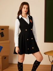 Акція на Сарафан жіночий SHEIN GD-00144411 L Чорний від Rozetka