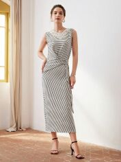 Акція на Плаття міді літнє жіноче SHEIN GD-00143838 L Біле від Rozetka
