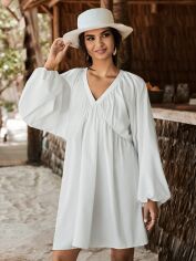 Акція на Плаття коротке літнє жіноче SHEIN GD-00146880 M Біле від Rozetka