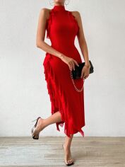 Акція на Плаття жіноче SHEIN GD-00143659 L Червоне від Rozetka