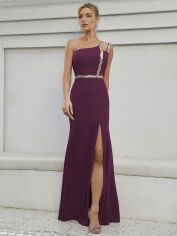 Акція на Плаття вечірнє довге літнє жіноче SHEIN GD-00145968 M Пурпурове від Rozetka