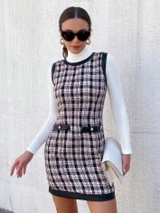 Акція на Плаття жіноче SHEIN GD-00146057 M Комбіноване від Rozetka