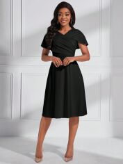 Акція на Плаття міді літнє жіноче SHEIN GD-00146368 M Чорне від Rozetka
