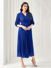Акція на Плаття міді літнє жіноче SHEIN GD-00145406 M Синє від Rozetka