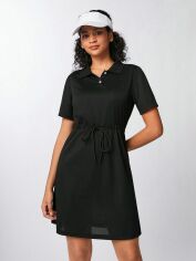 Акція на Плаття-футболка коротке літнє жіноче SHEIN GD-00145463 M Чорне від Rozetka
