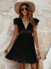 Акція на Плаття жіноче SHEIN GD-00145681 M Чорне від Rozetka