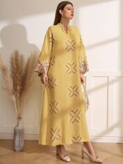 Акція на Плаття жіноче SHEIN GD-00146144 M Жовте від Rozetka