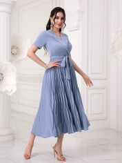 Акція на Плаття жіноче SHEIN GD-00145404 M Сіро-блакитне від Rozetka