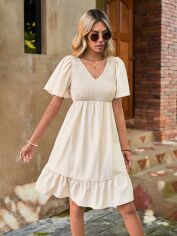 Акція на Плаття міді літнє жіноче SHEIN GD-00146502 M Біле від Rozetka