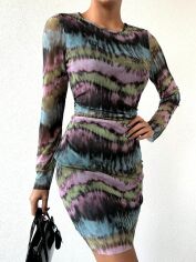 Акція на Плаття міді літнє жіноче SHEIN GD-00146517 M Комбіноване від Rozetka