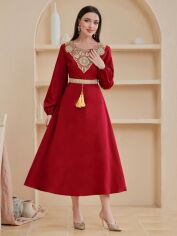 Акція на Плаття жіноче SHEIN GD-00146222 M Червоне від Rozetka