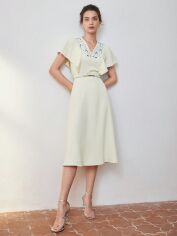 Акція на Плаття вечірнє міді літнє жіноче SHEIN GD-00146915 M Біле від Rozetka