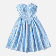 Акція на Плаття жіноче SHEIN GD-00146691 M Блакитне від Rozetka
