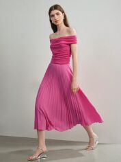 Акція на Плаття міді літнє жіноче SHEIN GD-00143908 L Рожеве від Rozetka