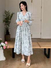 Акція на Плаття довге літнє жіноче SHEIN GD-00144104 L Біле від Rozetka