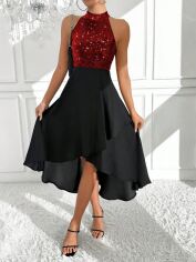 Акція на Плаття вечірнє довге літнє жіноче SHEIN GD-00144942 L Комбіноване від Rozetka