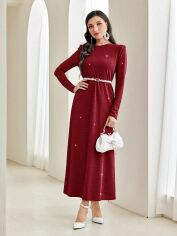 Акція на Плаття жіноче SHEIN GD-00145847 M Червоне від Rozetka