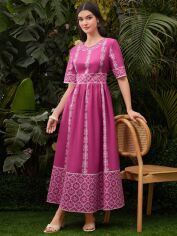 Акція на Плаття жіноче SHEIN GD-00146289 M Рожеве від Rozetka