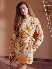 Акція на Плаття коротке літнє жіноче SHEIN GD-00143436 L Комбіноване від Rozetka