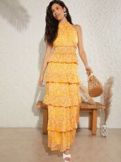 Акція на Плаття жіноче SHEIN GD-00143455 L Помаранчеве від Rozetka