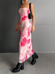 Акція на Плаття довге літнє жіноче SHEIN GD-00143538 L Комбіноване від Rozetka