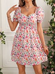 Акція на Плаття коротке літнє жіноче SHEIN GD-00146606 M Комбіноване від Rozetka