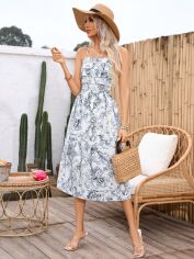 Акція на Сарафан жіночий літній SHEIN GD-00143779 L Білий від Rozetka