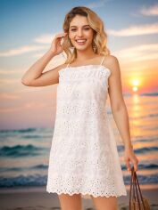 Акція на Плаття жіноче SHEIN GD-00144233 L Біле від Rozetka