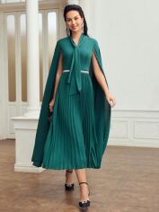 Акція на Плаття вечірнє міді літнє жіноче SHEIN GD-00144376 L Зелене від Rozetka