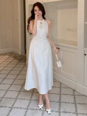 Акція на Плаття жіноче SHEIN GD-00144701 L Айворі від Rozetka