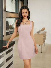 Акція на Плаття вечірнє коротке літнє жіноче SHEIN GD-00144774 L Світло-рожеве від Rozetka