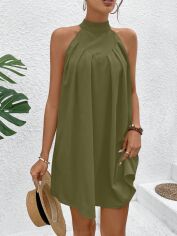 Акція на Плаття жіноче SHEIN GD-00144807 L Хакі від Rozetka