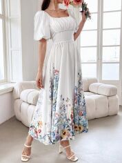 Акція на Плаття довге літнє жіноче SHEIN GD-00144947 L Комбіноване від Rozetka