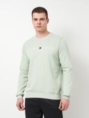 Акція на Світшот чоловічий Tommy Hilfiger 11510 S Оливковий від Rozetka
