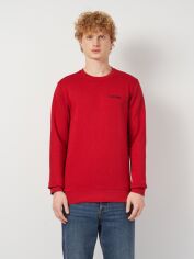 Акція на Світшот чоловічий Calvin Klein Jeans 11504 M Бордовий від Rozetka