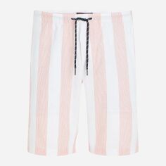 Акція на Шорти короткі чоловічі Tommy Hilfiger 11250098 38 Білі/Світло-рожеві від Rozetka