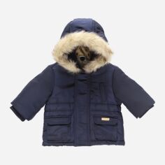 Акція на Дитяча зимова куртка-парка для хлопчика Chicco GD-00092812 62 см Темно-синя від Rozetka