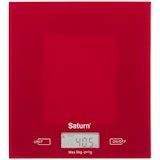 Акция на Весы кухонные SATURN ST-KS7810 red от Foxtrot