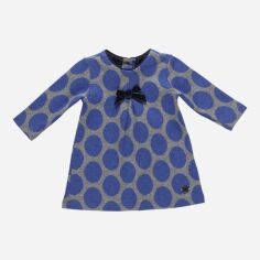 Акція на Дитяча сукня для дівчинки Chicco GD-00091725 62 см Сіро-синя від Rozetka