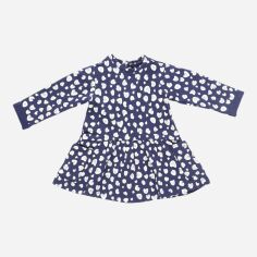 Акція на Дитяча сукня для дівчинки Chicco GD-00091730 62 см Темно-синій від Rozetka