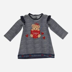 Акція на Дитяче плаття для дівчинки Chicco GD-00091723 68 см Сіро-синє від Rozetka