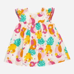 Акція на Дитяче літнє плаття для дівчинки Chicco GD-00091722 62 см Різнокольорове від Rozetka